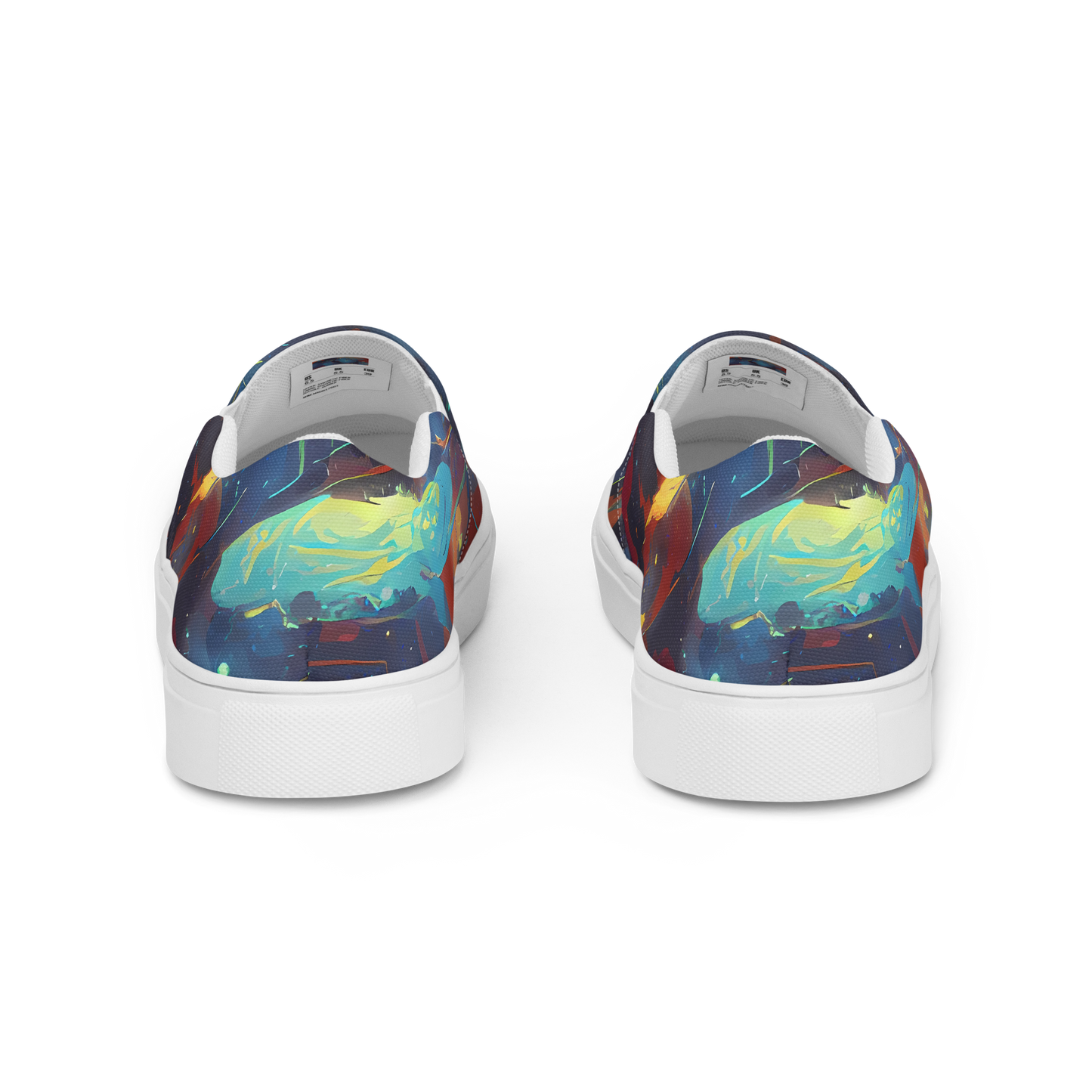 Women's Slip-On Canvas Shoes - Journey Through Infinity