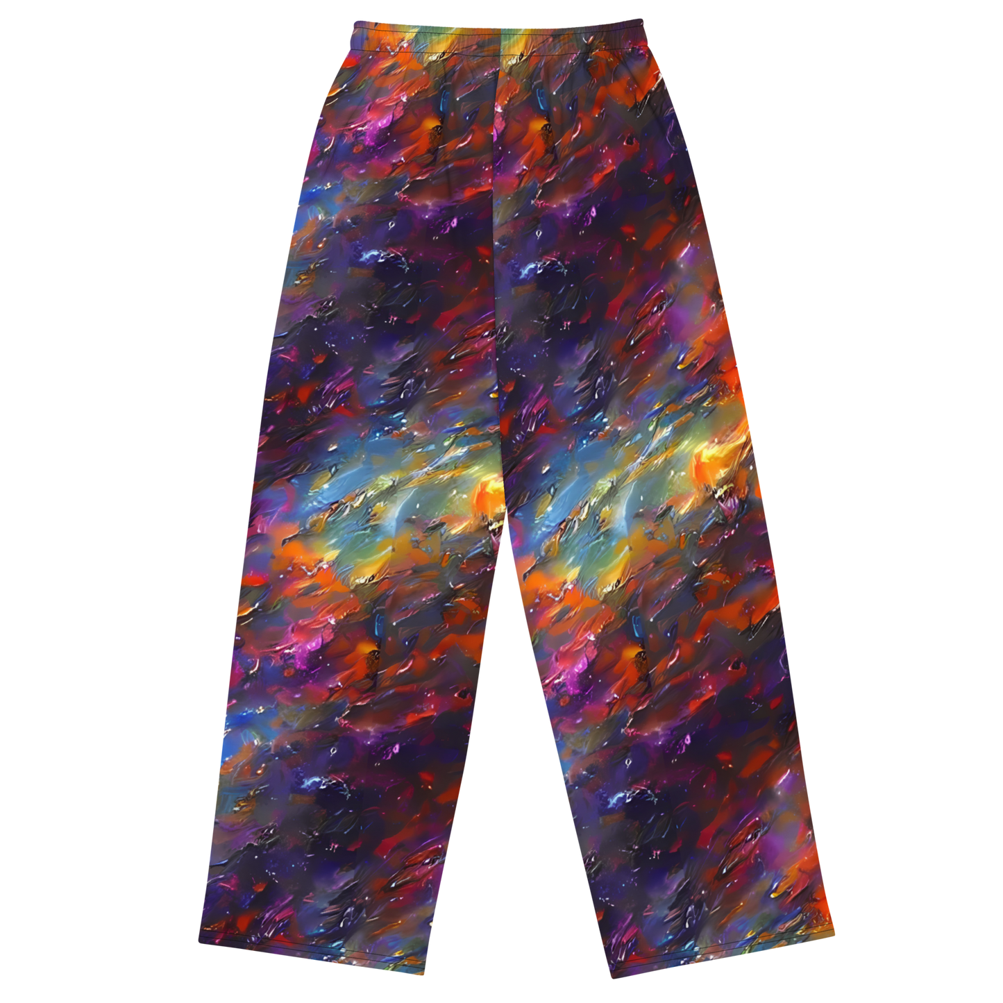 Wide-Leg Pants - Auroral Ripples