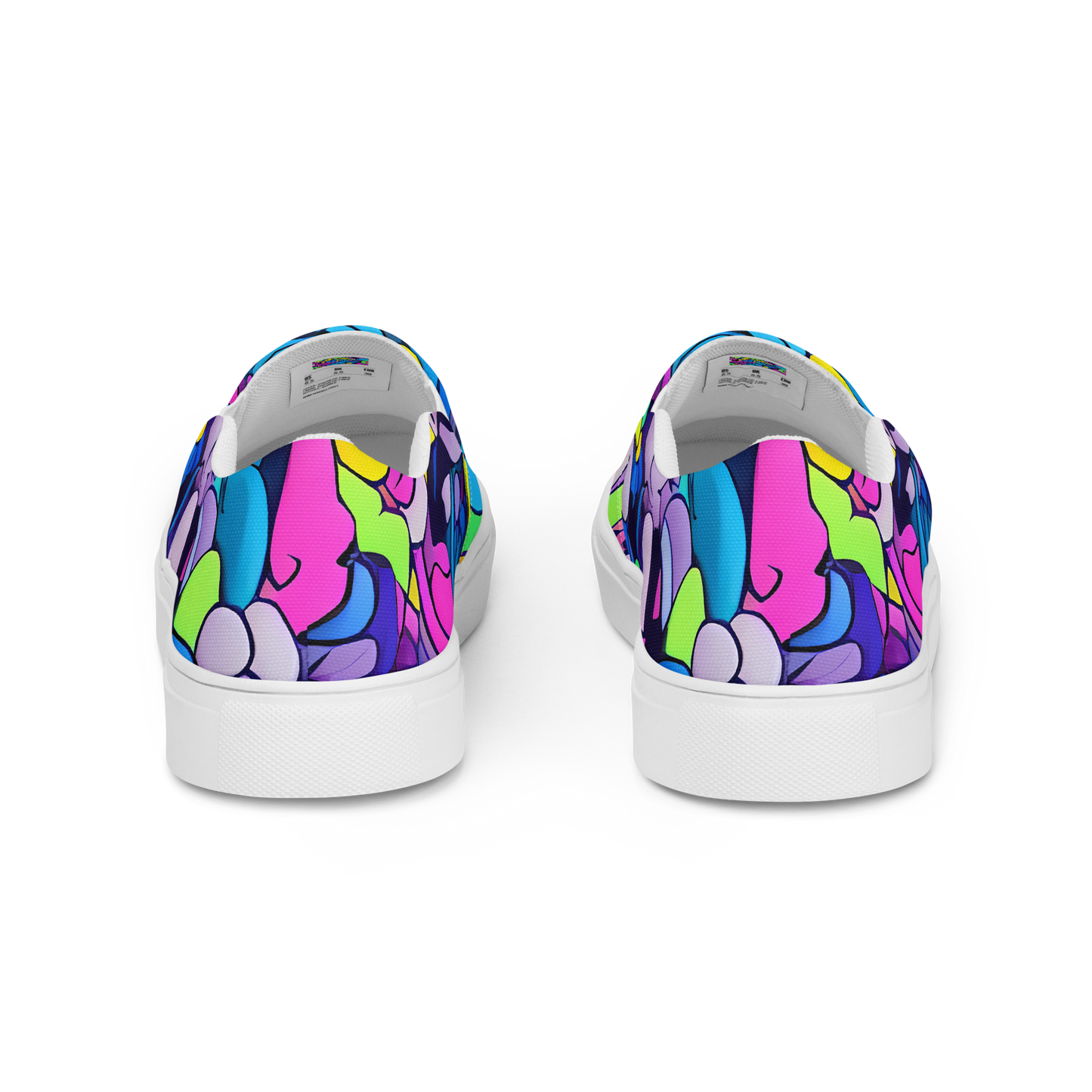 Women's Slip-On Canvas Shoes - Radiant Revelation