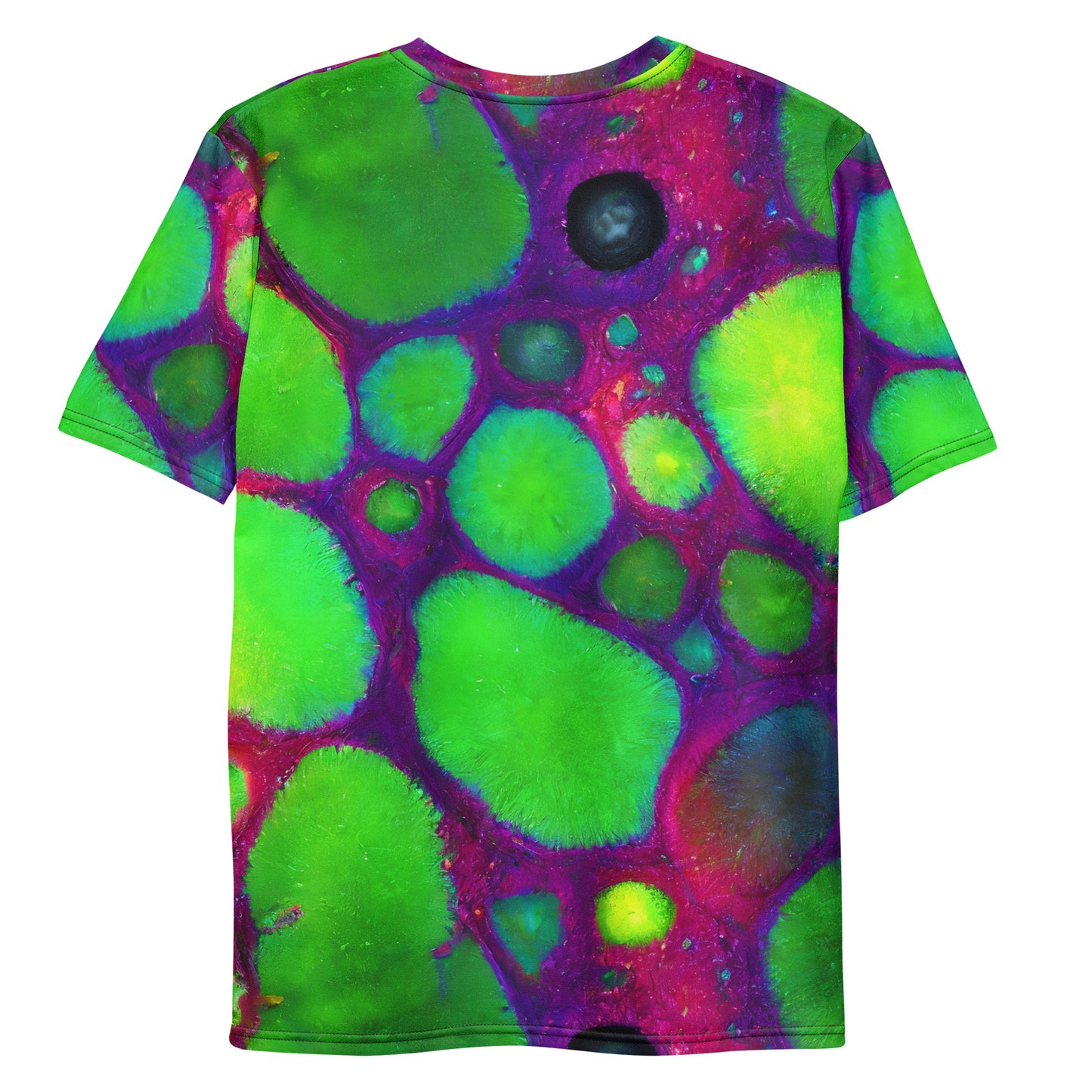 Men's Crew Neck T-Shirt - Acid Raindrops