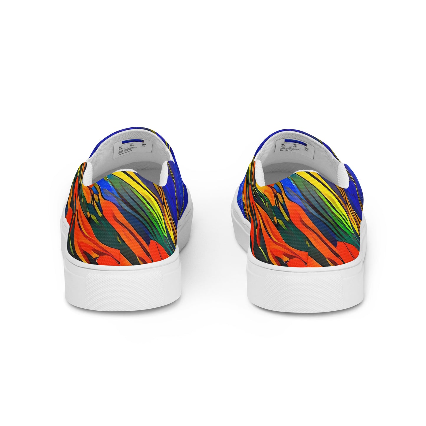 Women's Slip-On Canvas Shoes - Hodgkin's Blaze