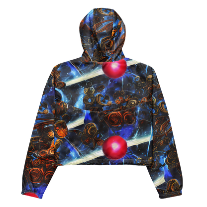 Women's Cropped Windbreaker - Pimenov's Cosmos