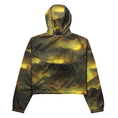 Women's Cropped Windbreaker - Crimson Tide