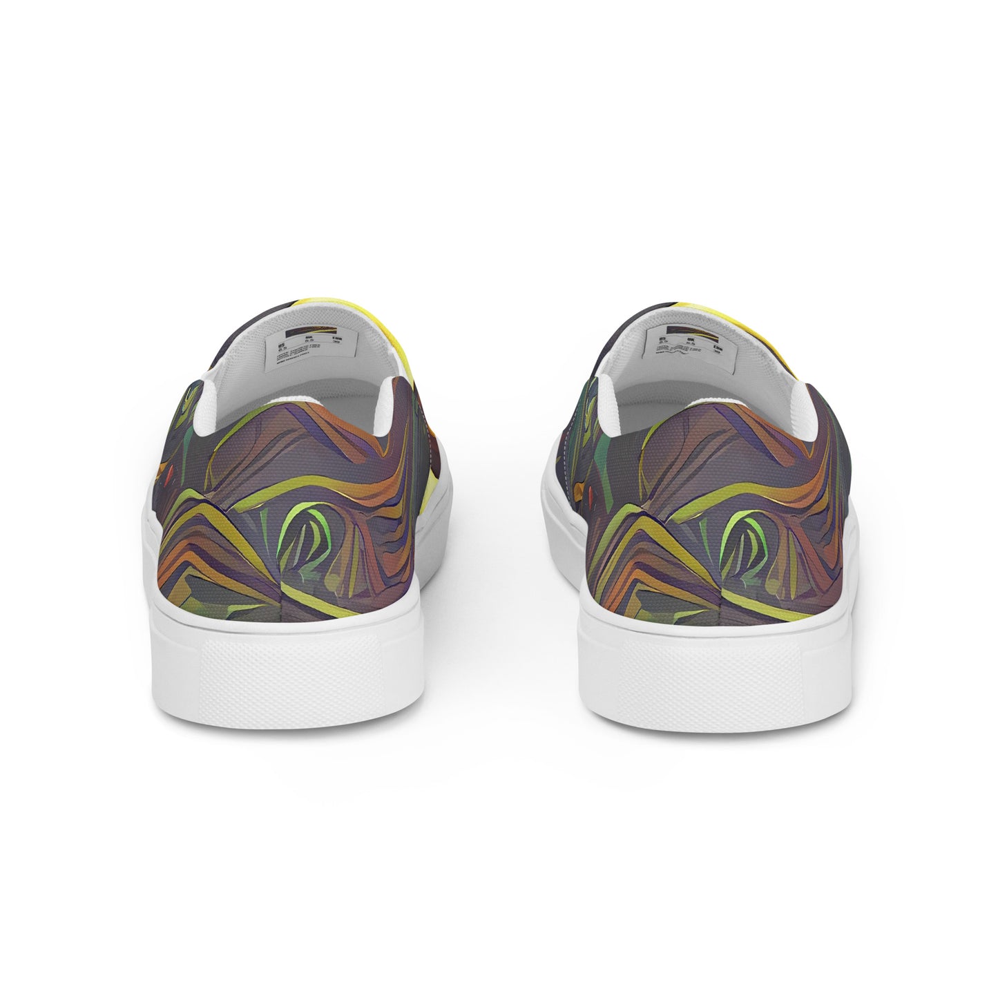 Women's Slip-On Canvas Shoes - Phantasm Swirl