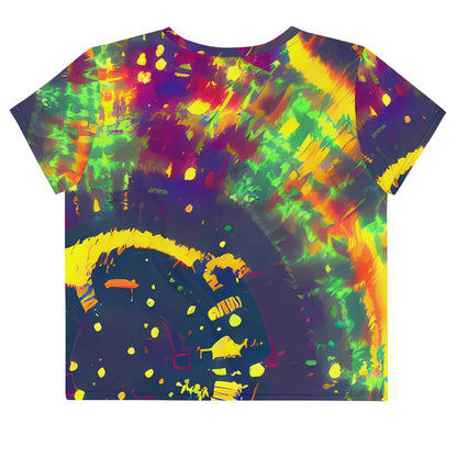 Women's Crop Tee - Hypercolor Oasis