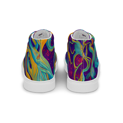 Women's High Top Canvas Shoes - Etherial Entwine