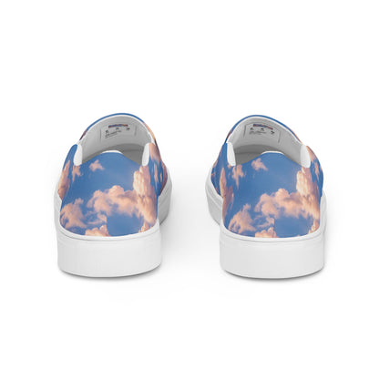 Women's Slip-On Canvas Shoes - Cotton Candy Skies