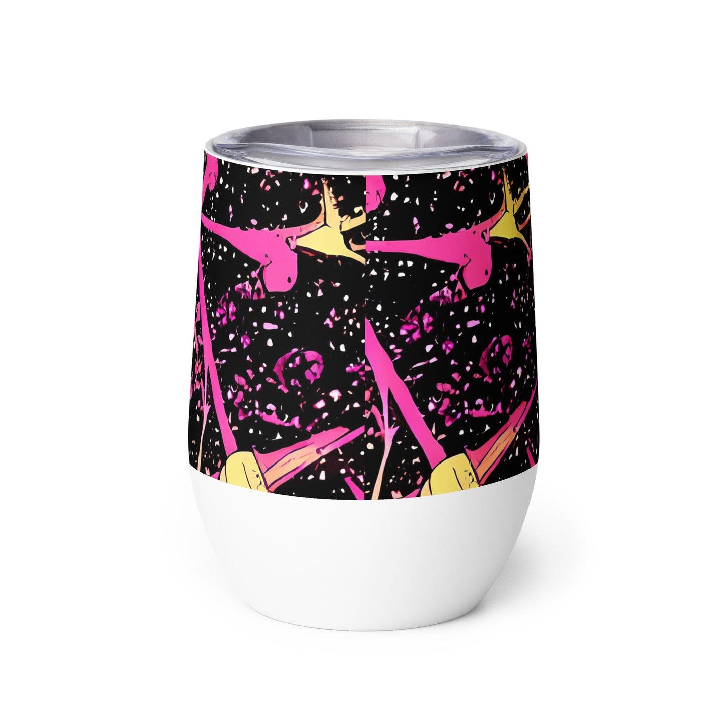 Wine Tumbler - Galaxy Graffiti