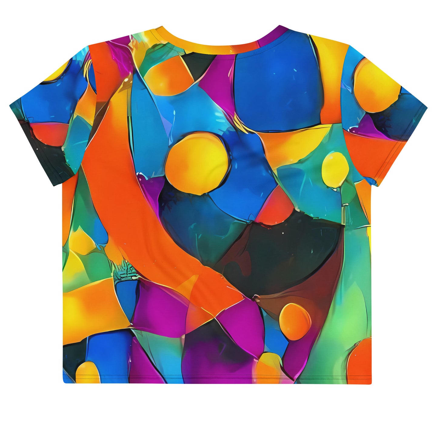 Women's Crop Tee - Galactic Jigsaw