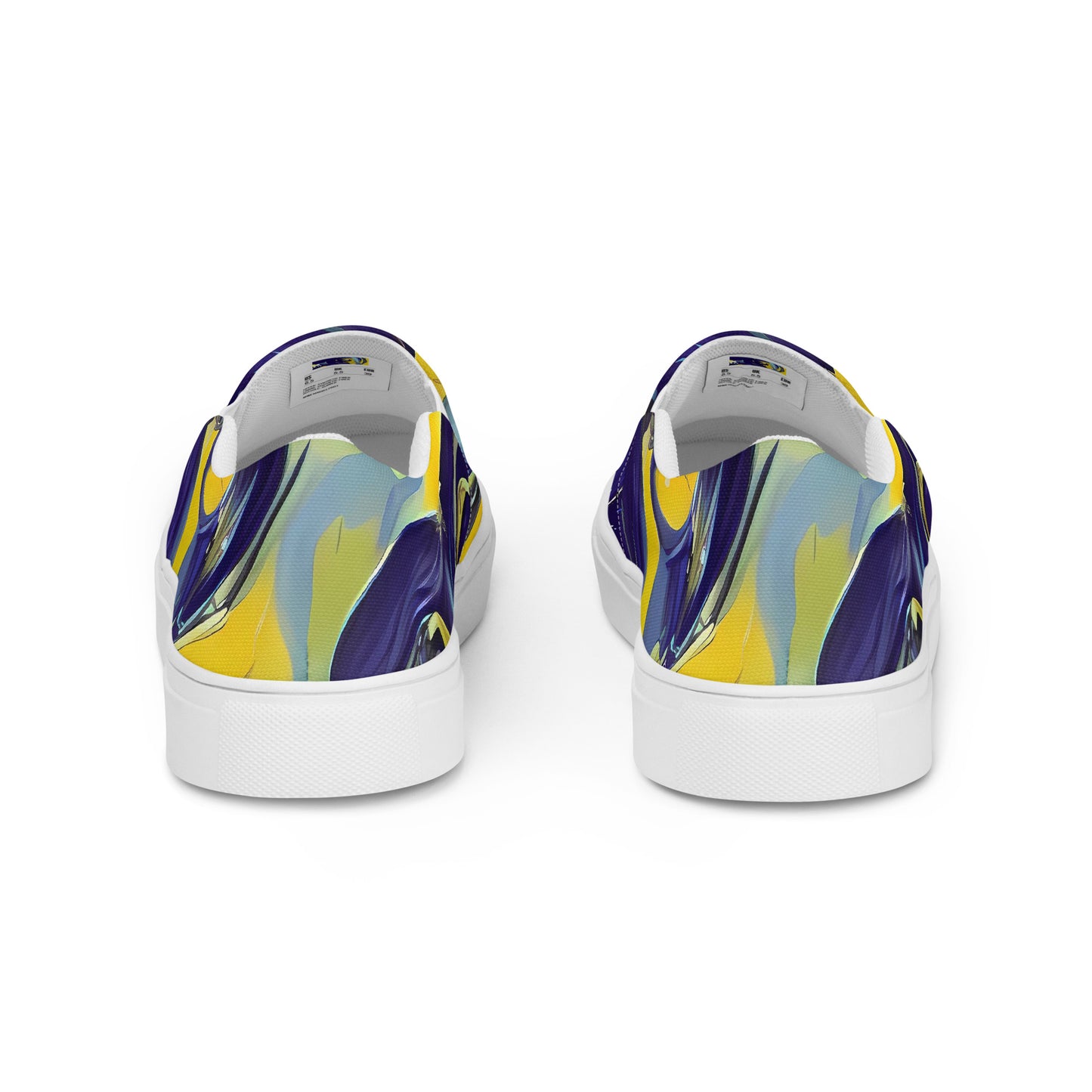 Women's Slip-On Canvas Shoes - Dynamic Doodles