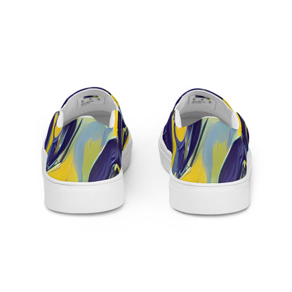 Women's Slip-On Canvas Shoes - Dynamic Doodles