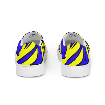 Women's Slip-On Canvas Shoes - Fleeting Firefly