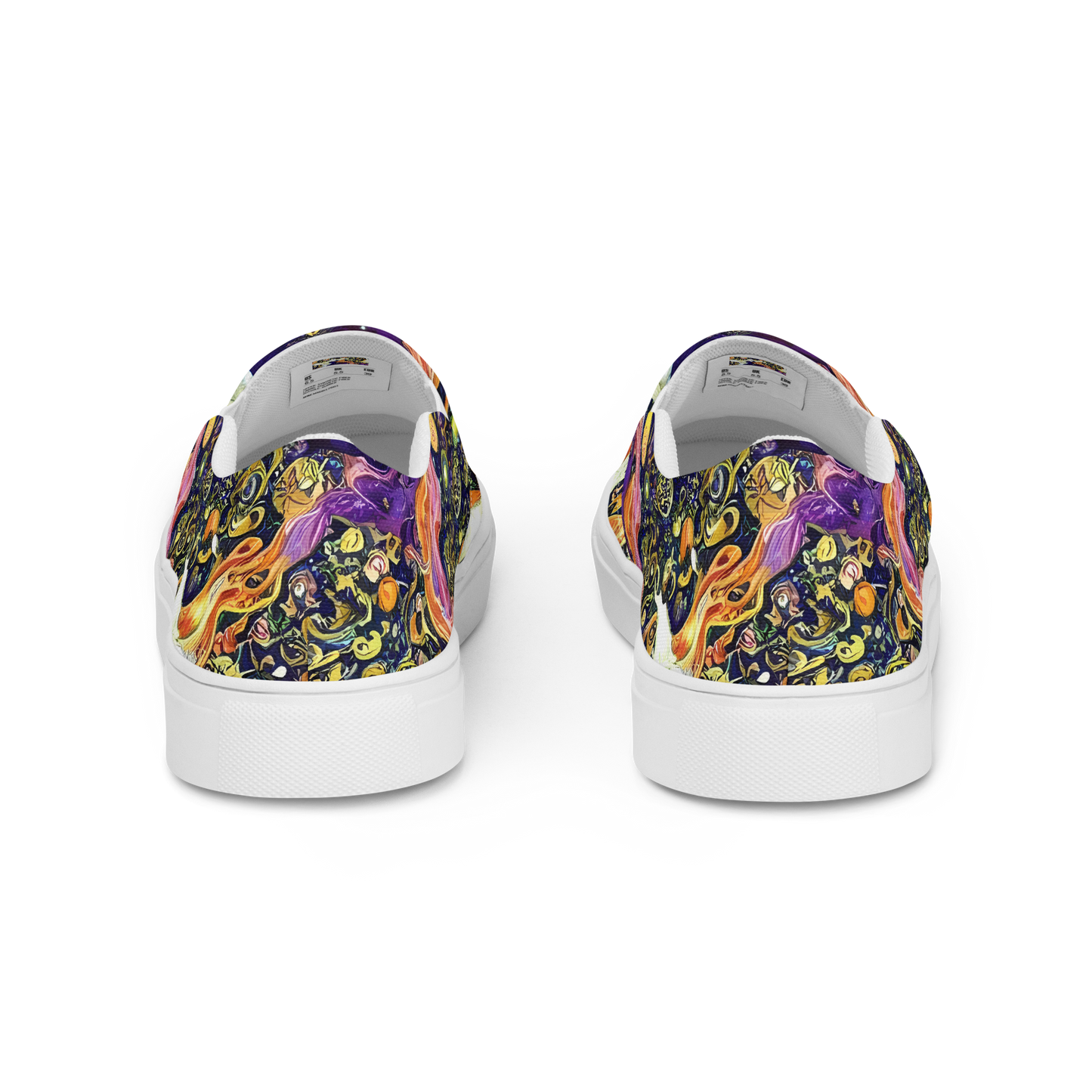 Women's Slip-On Canvas Shoes - Ethereal Waltz