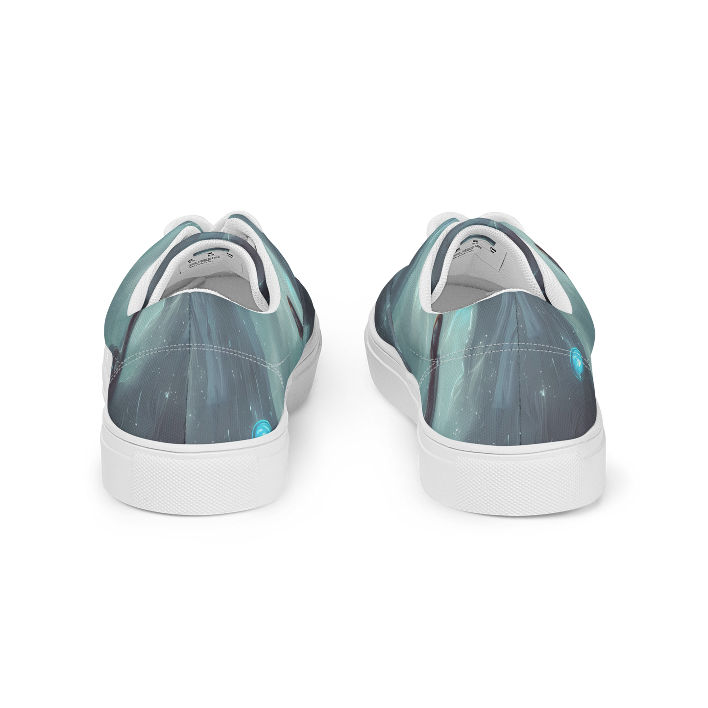 Women's Lace-Up Canvas Shoes - Liquid Serenity