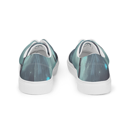 Women's Lace-Up Canvas Shoes - Liquid Serenity