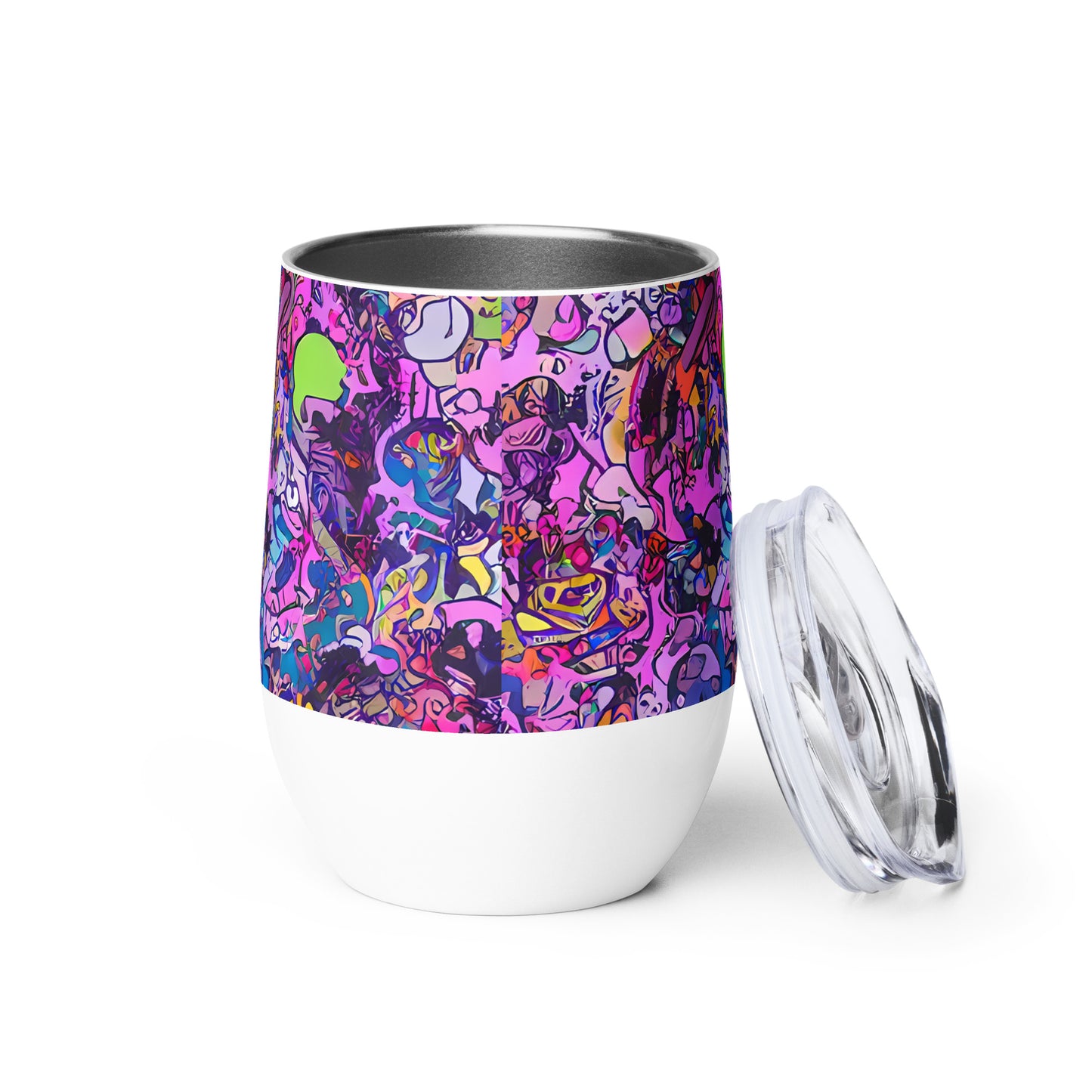 Wine Tumbler - Chromatic Frenzy