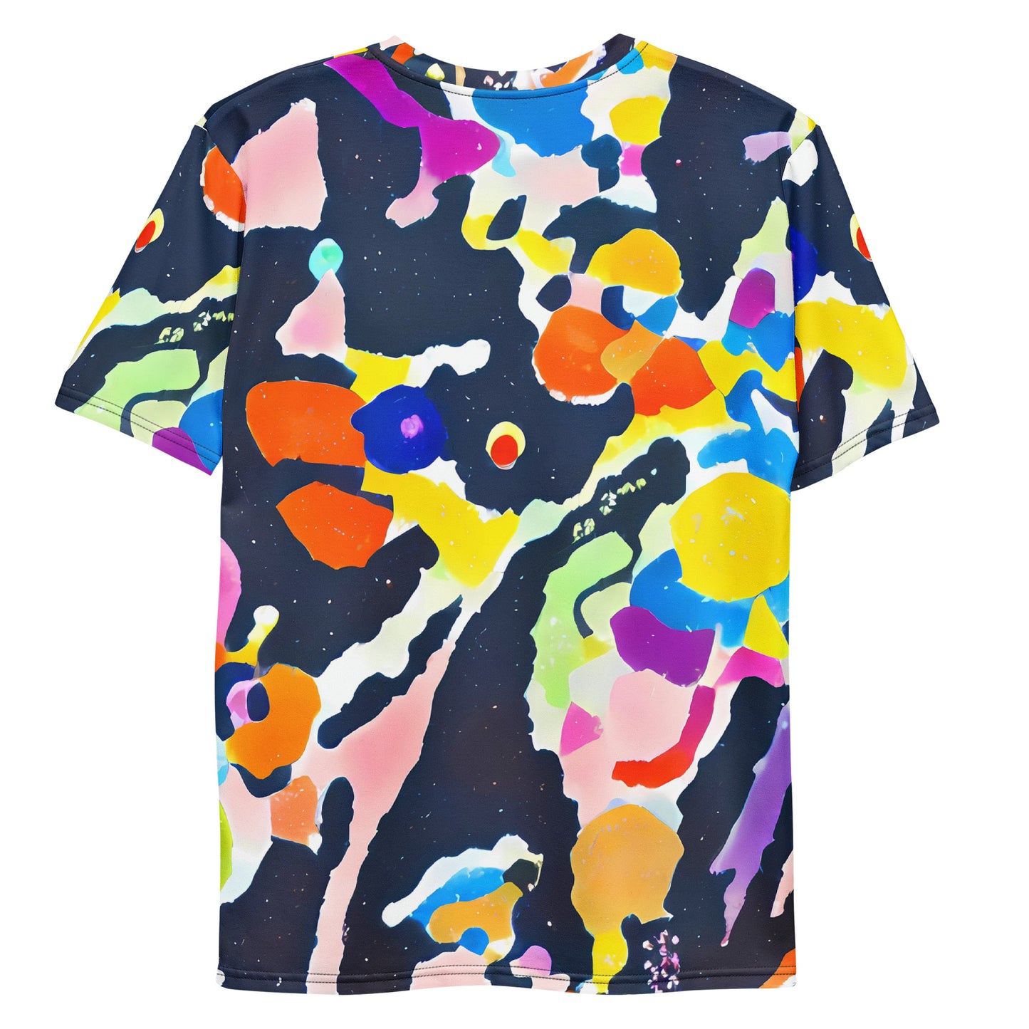 Men's Crew Neck T-Shirt - Kaleido Burst