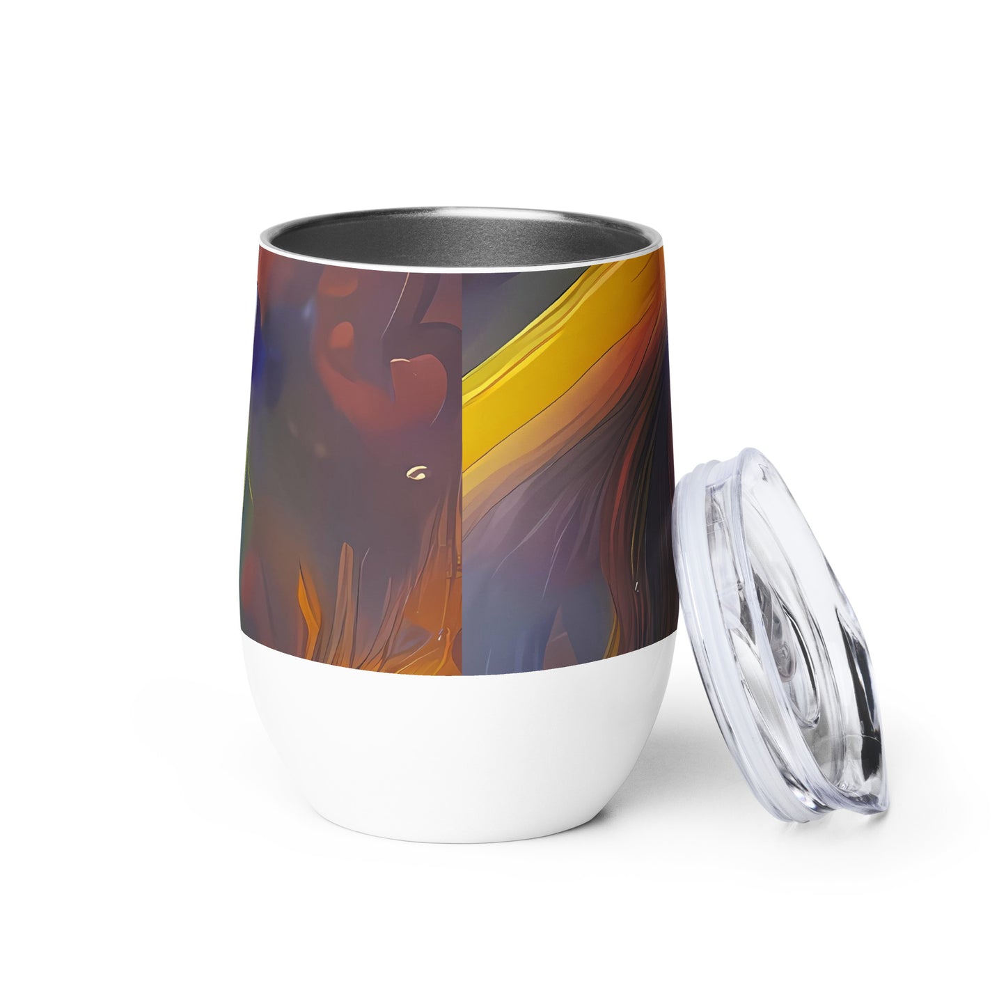 Wine Tumbler - Pre-Raphaelite Ripple