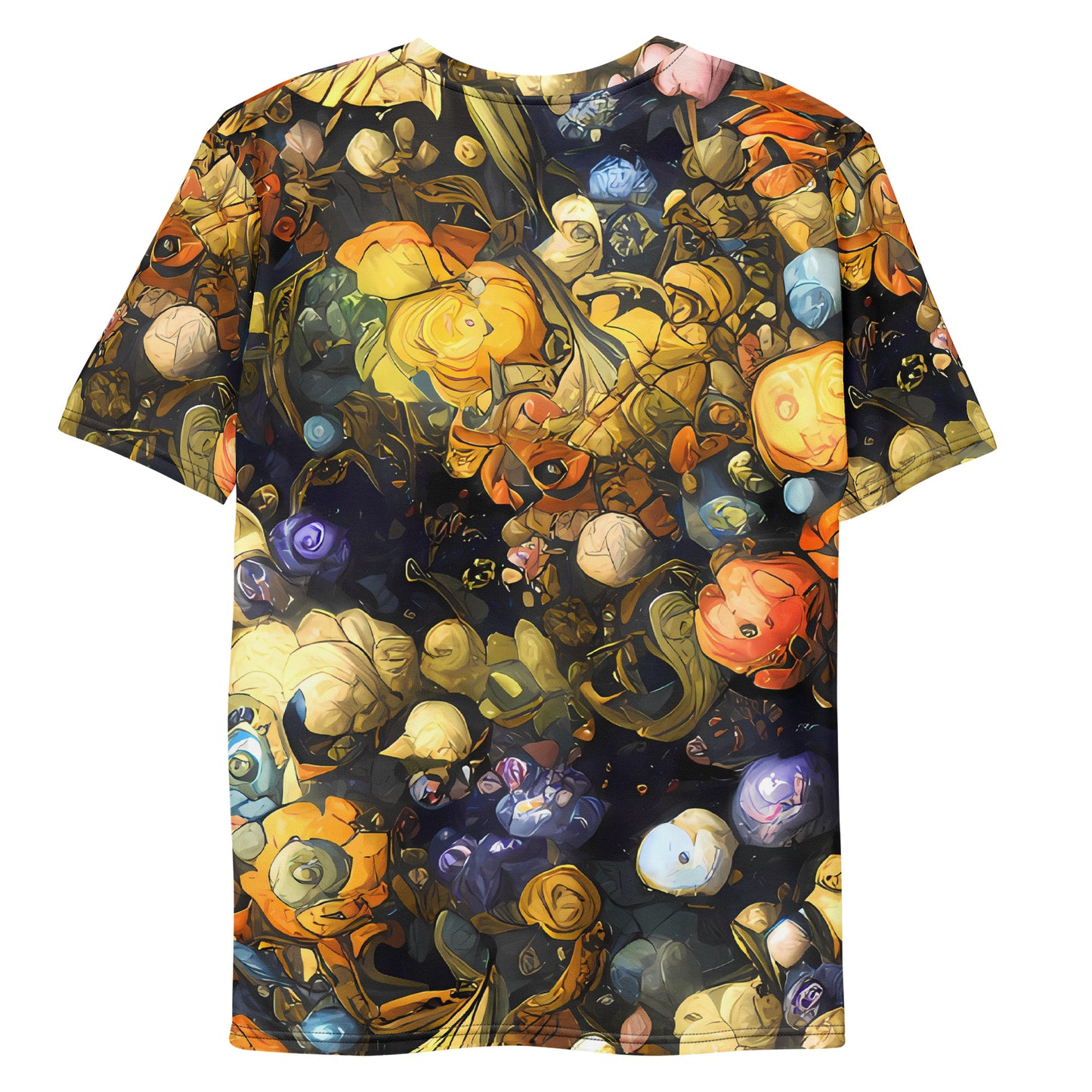 Men's Crew Neck T-Shirt - Baroque Blossom