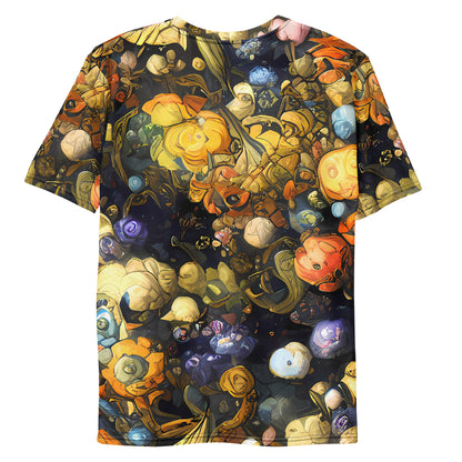 Men's Crew Neck T-Shirt - Baroque Blossom