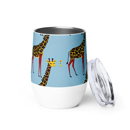 Wine Tumbler - Giraffe Groove