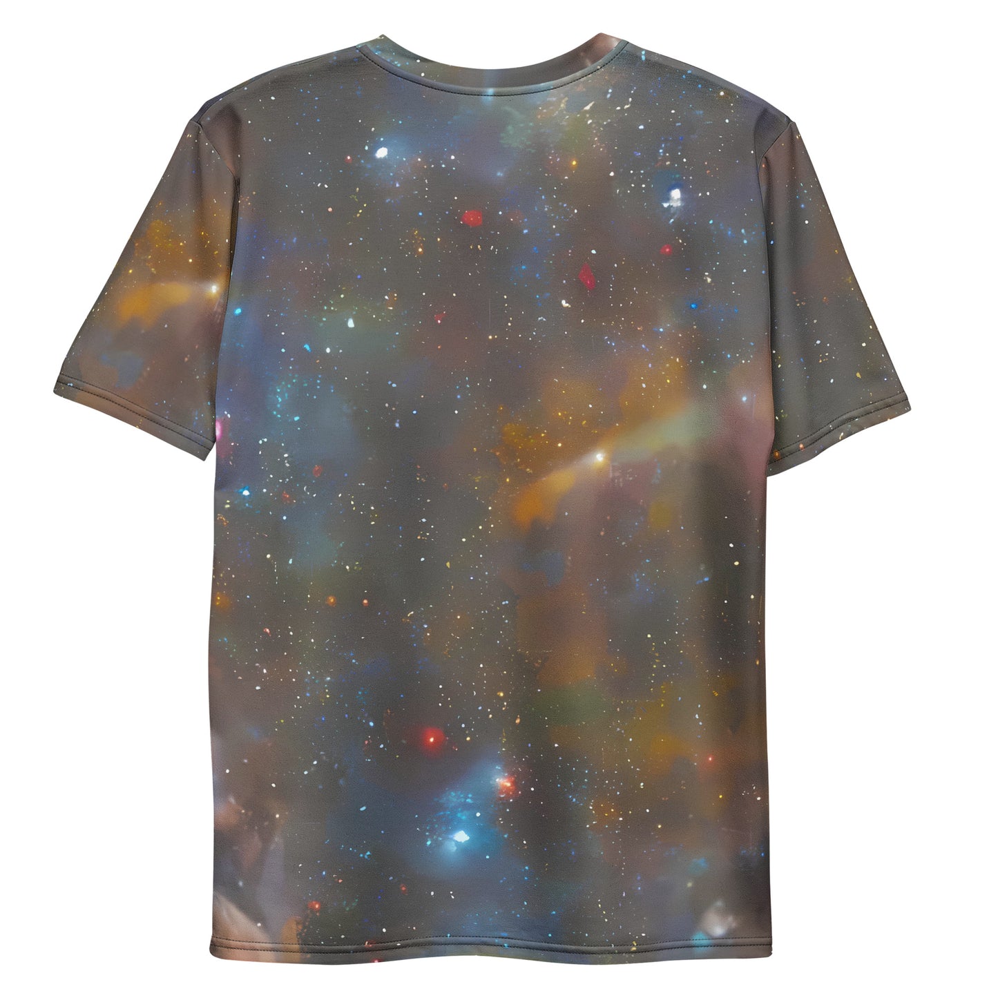 Men's Crew Neck T-Shirt - Gilded Galaxies