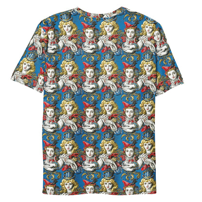 Men's Crew Neck T-Shirt - Masquerade Echoes