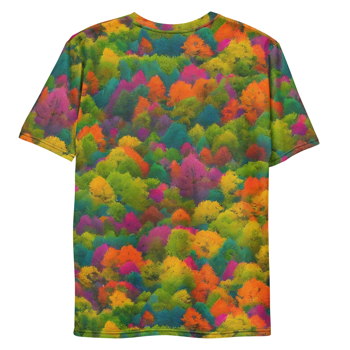 Men's Crew Neck T-Shirt - Autumn Kaleidoscope