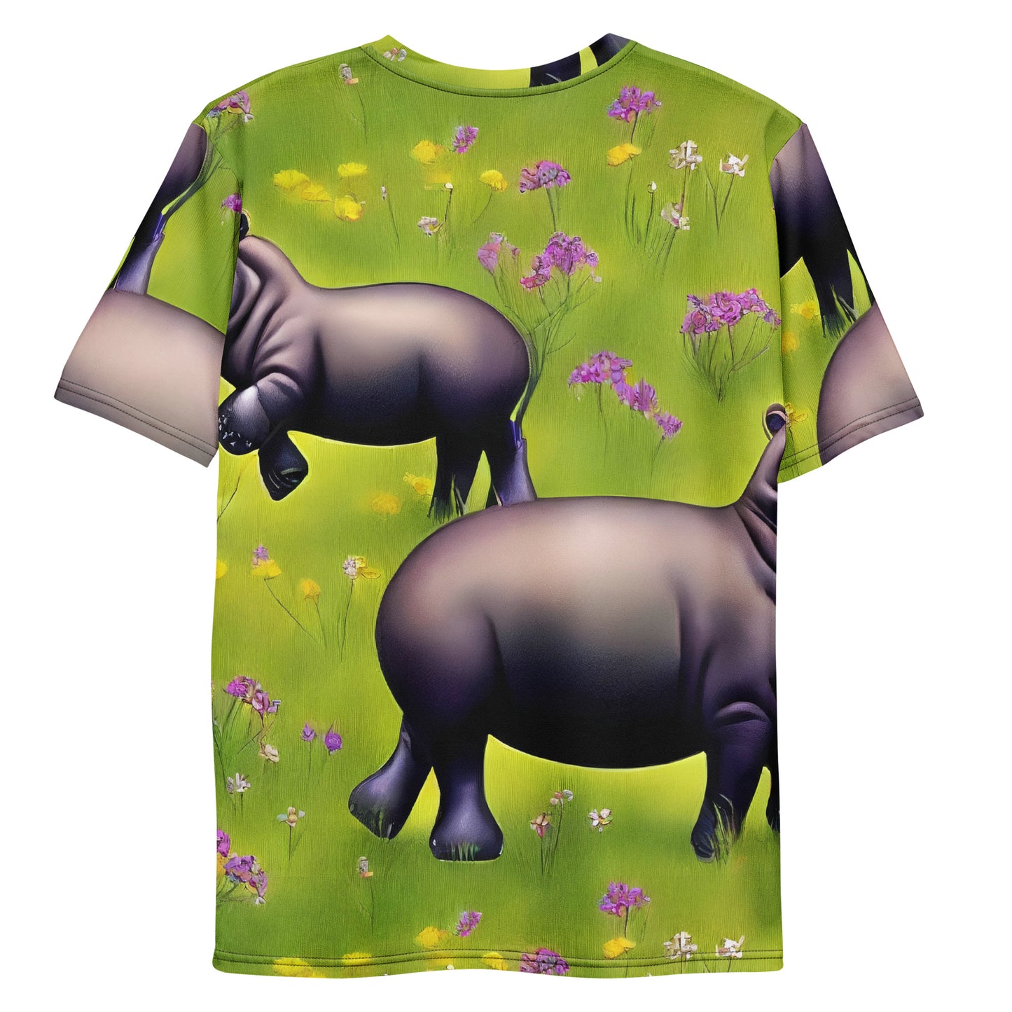 Men's Crew Neck T-Shirt - Verdant Safari