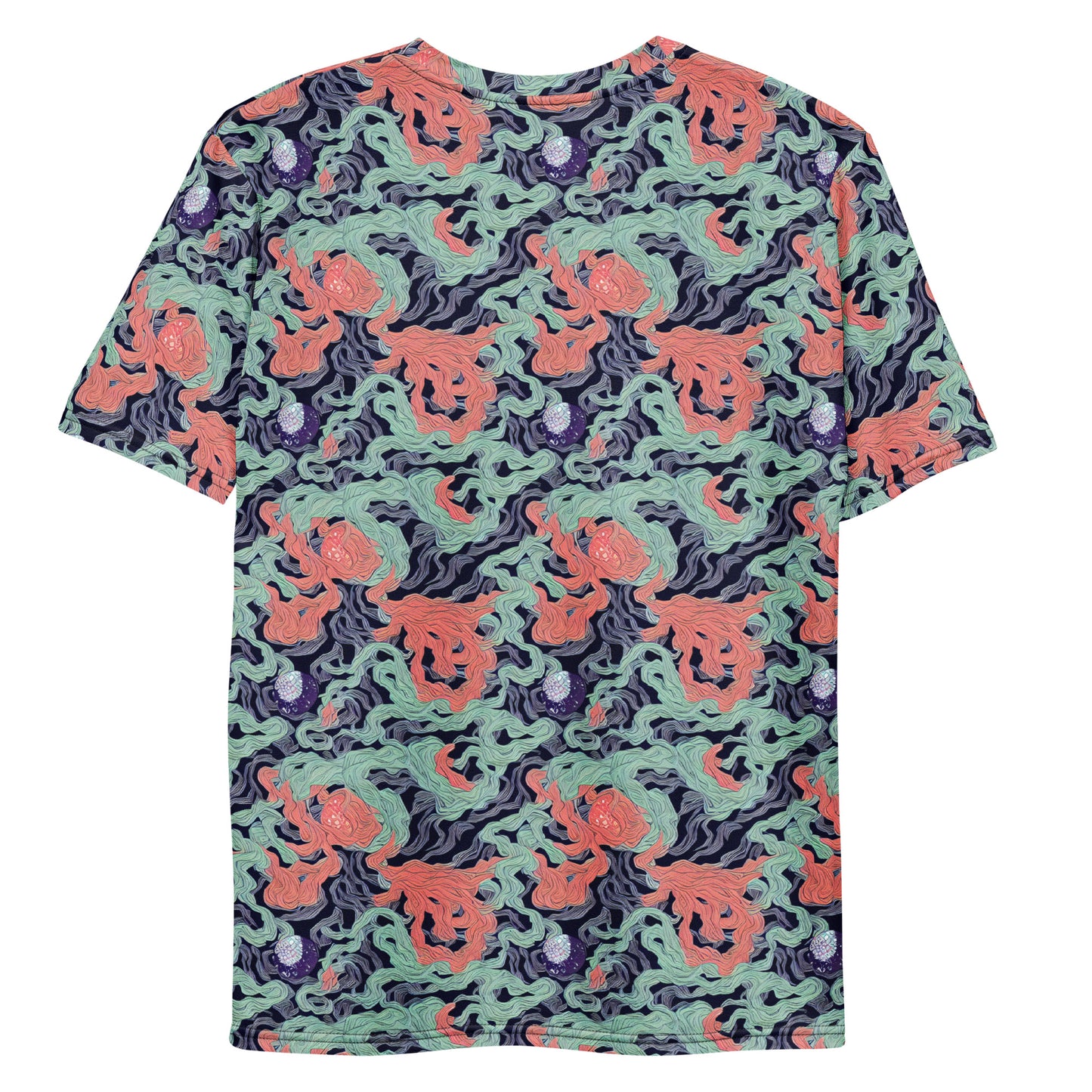Men's Crew Neck T-Shirt - Cosmic Coral