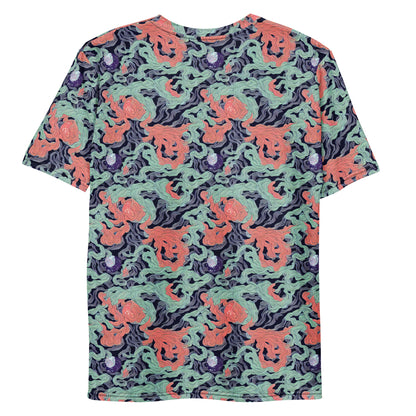 Men's Crew Neck T-Shirt - Cosmic Coral