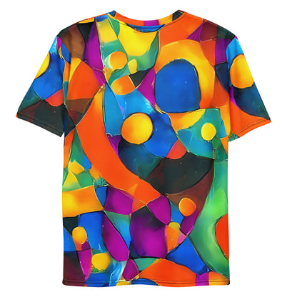 Men's Crew Neck T-Shirt - Galactic Jigsaw