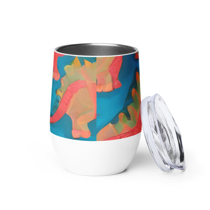 Wine Tumbler - Jurassic Jive