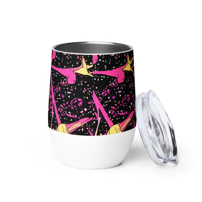 Wine Tumbler - Galaxy Graffiti