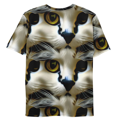 Men's Crew Neck T-Shirt - Feline Fancy