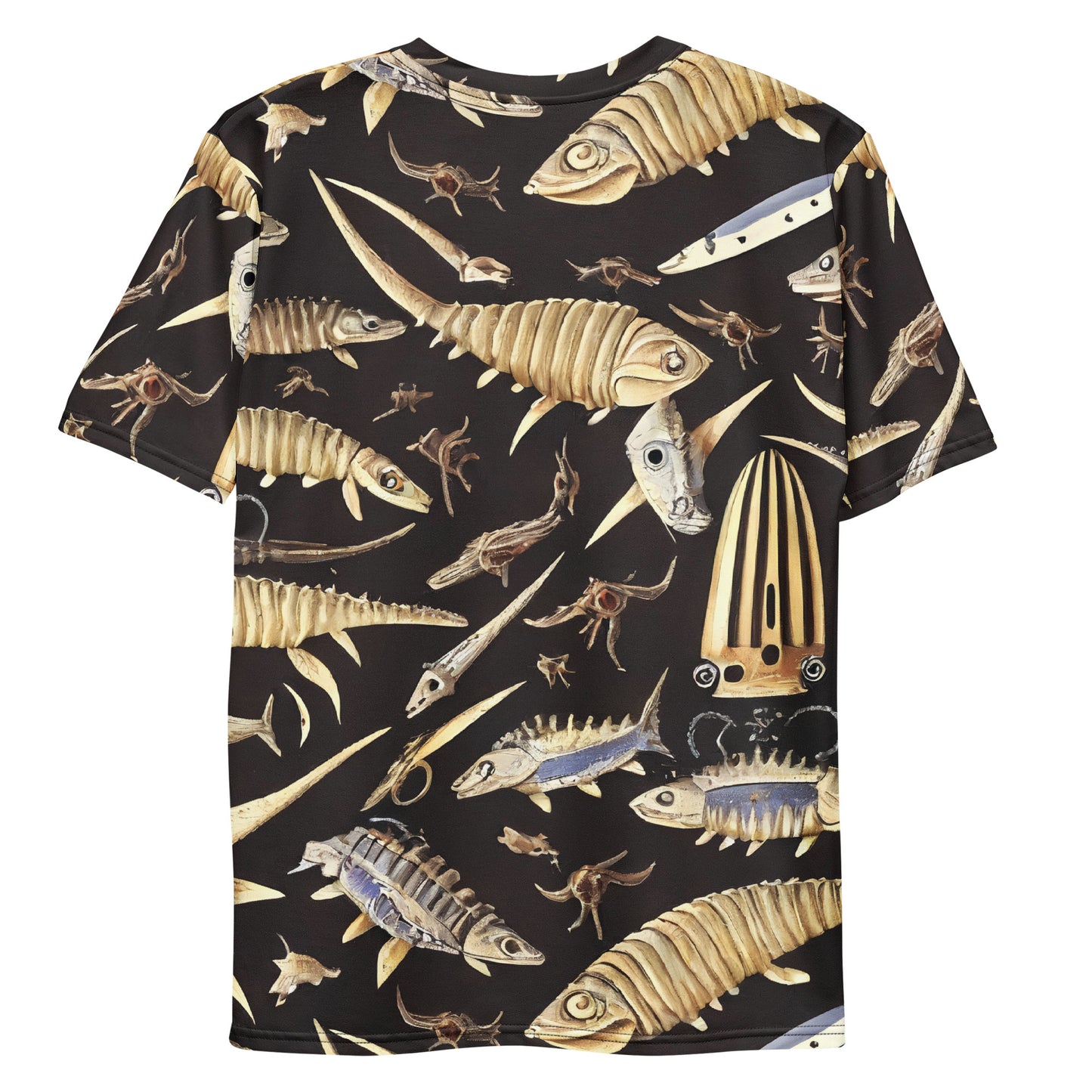 Men's Crew Neck T-Shirt - Fossil Fantasia