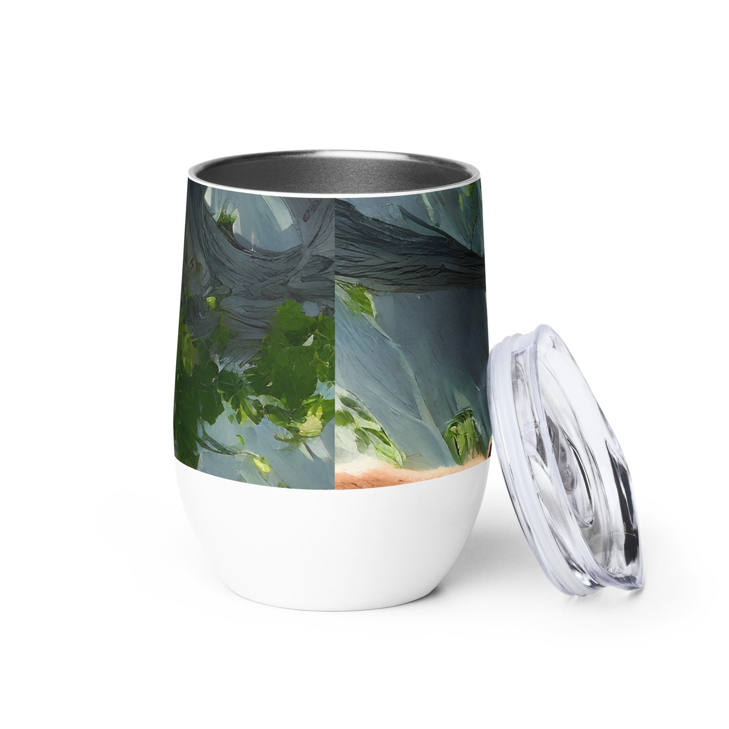 Wine Tumbler - Whiskered Enigma