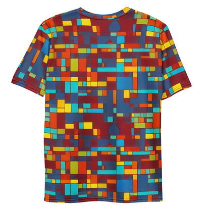 Men's Crew Neck T-Shirt - Astral Grid