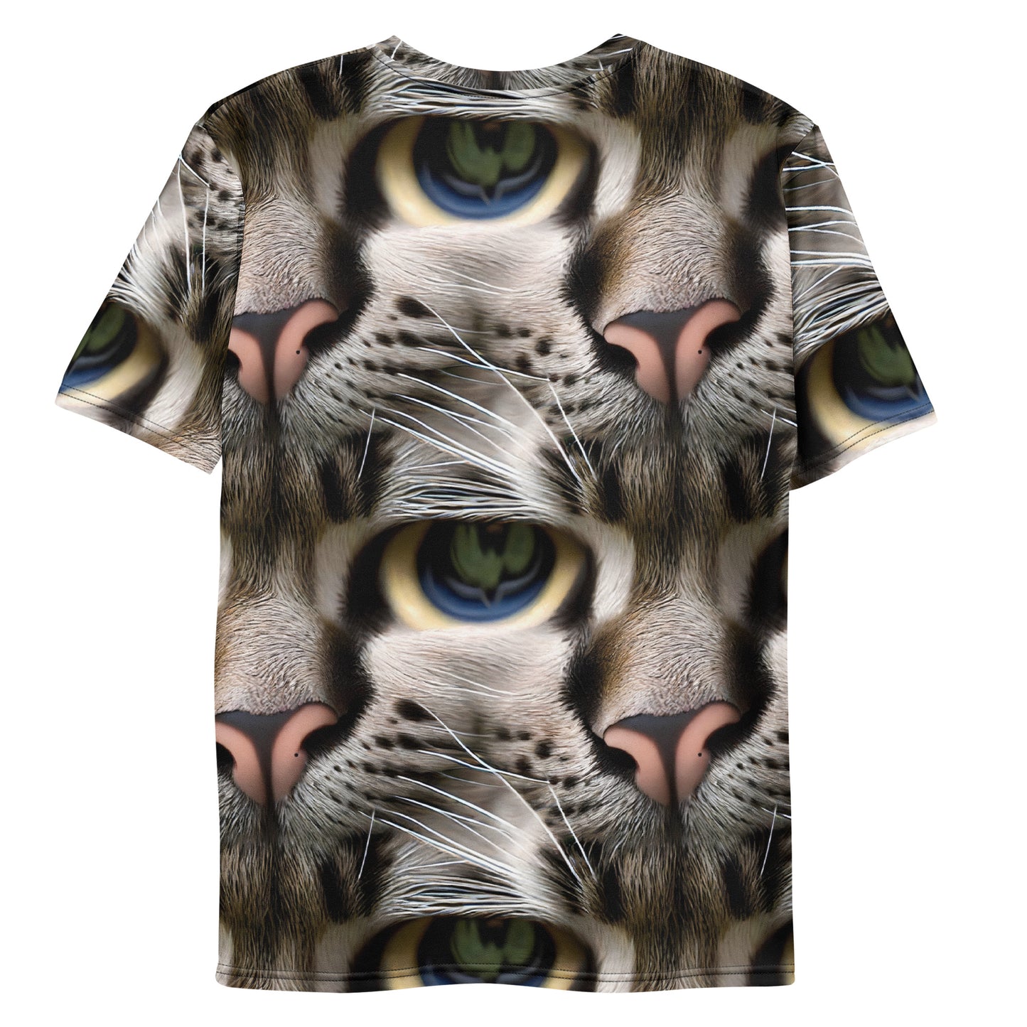 Men's Crew Neck T-Shirt - Feline Mirage