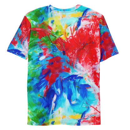 Men's Crew Neck T-Shirt - Eclectic Breeze