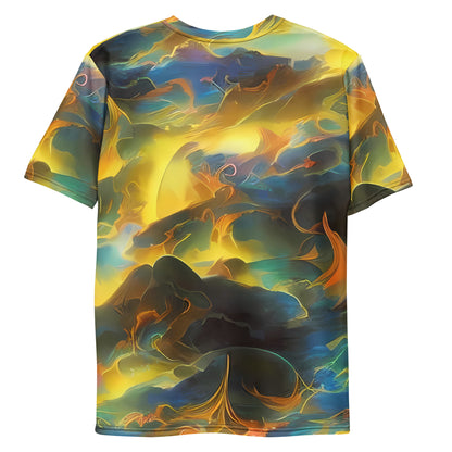 Men's Crew Neck T-Shirt - Ethereal Glow