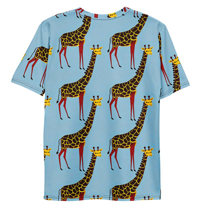 Men's Crew Neck T-Shirt - Giraffe Groove