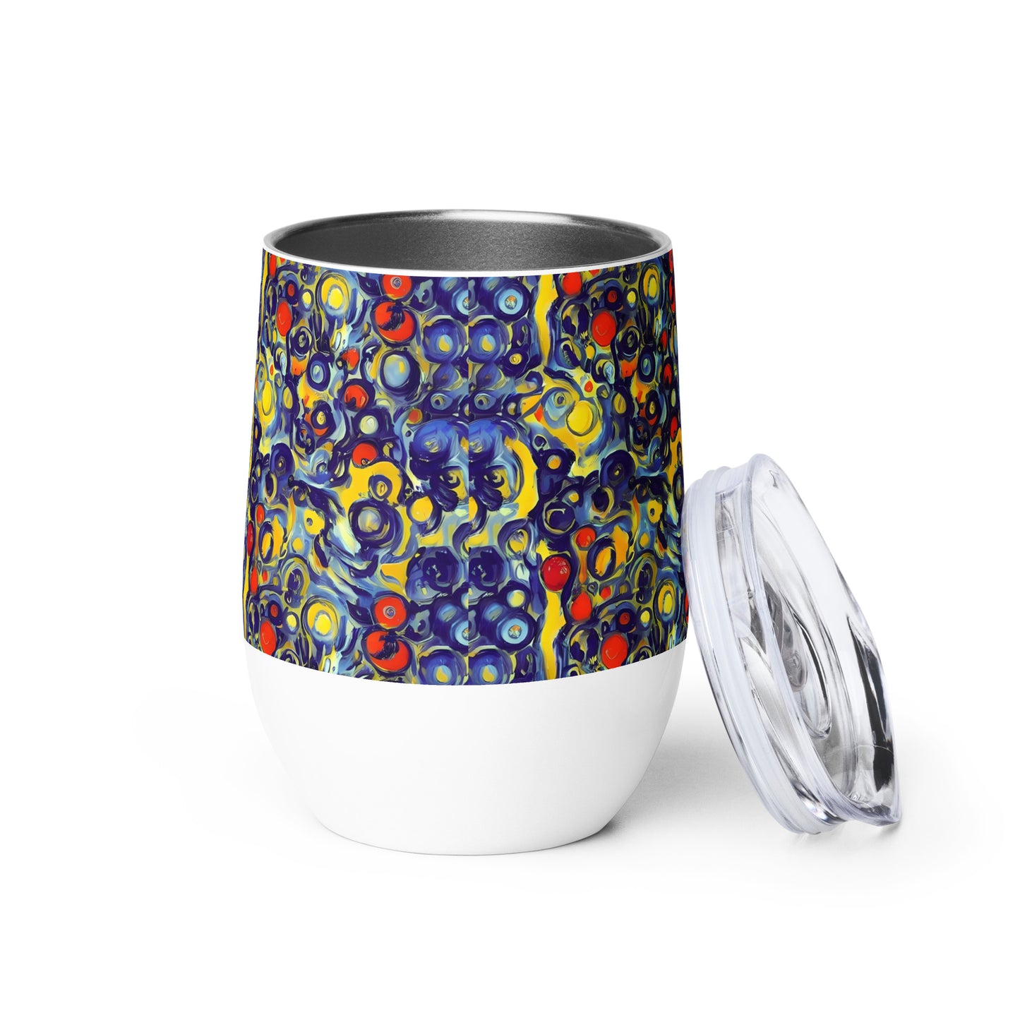 Wine Tumbler - Dynamic Doodles
