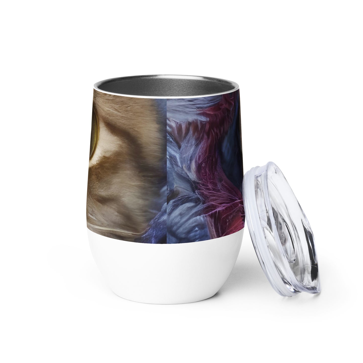 Wine Tumbler - Feline Fantasy