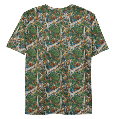 Men's Crew Neck T-Shirt - Emerald Dynasty