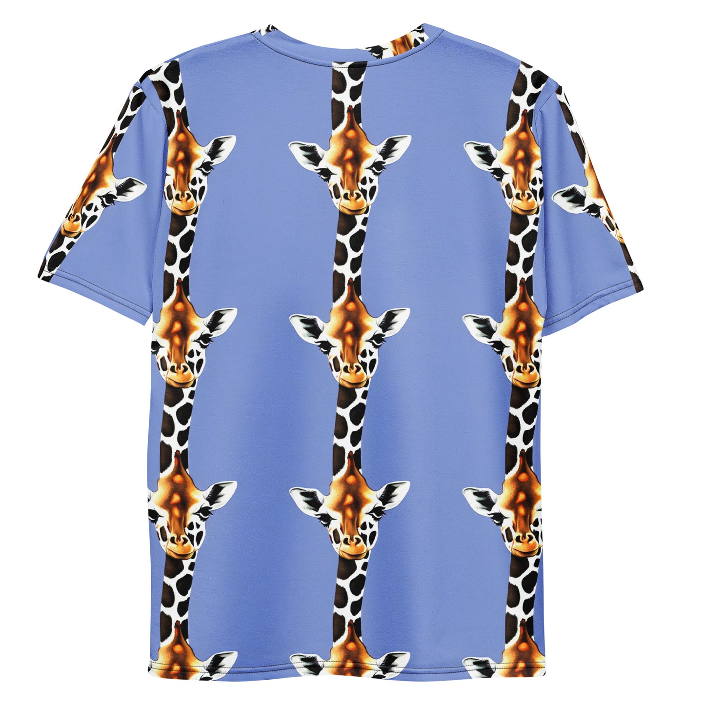 Men's Crew Neck T-Shirt - Giraffe Glow