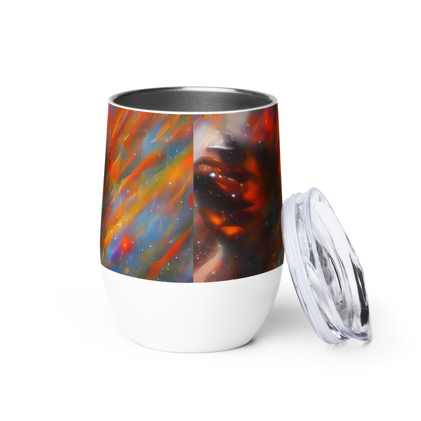 Wine Tumbler - Painterly Void