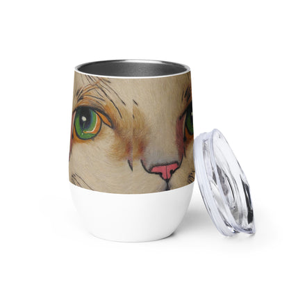 Wine Tumbler - Emerald Gaze