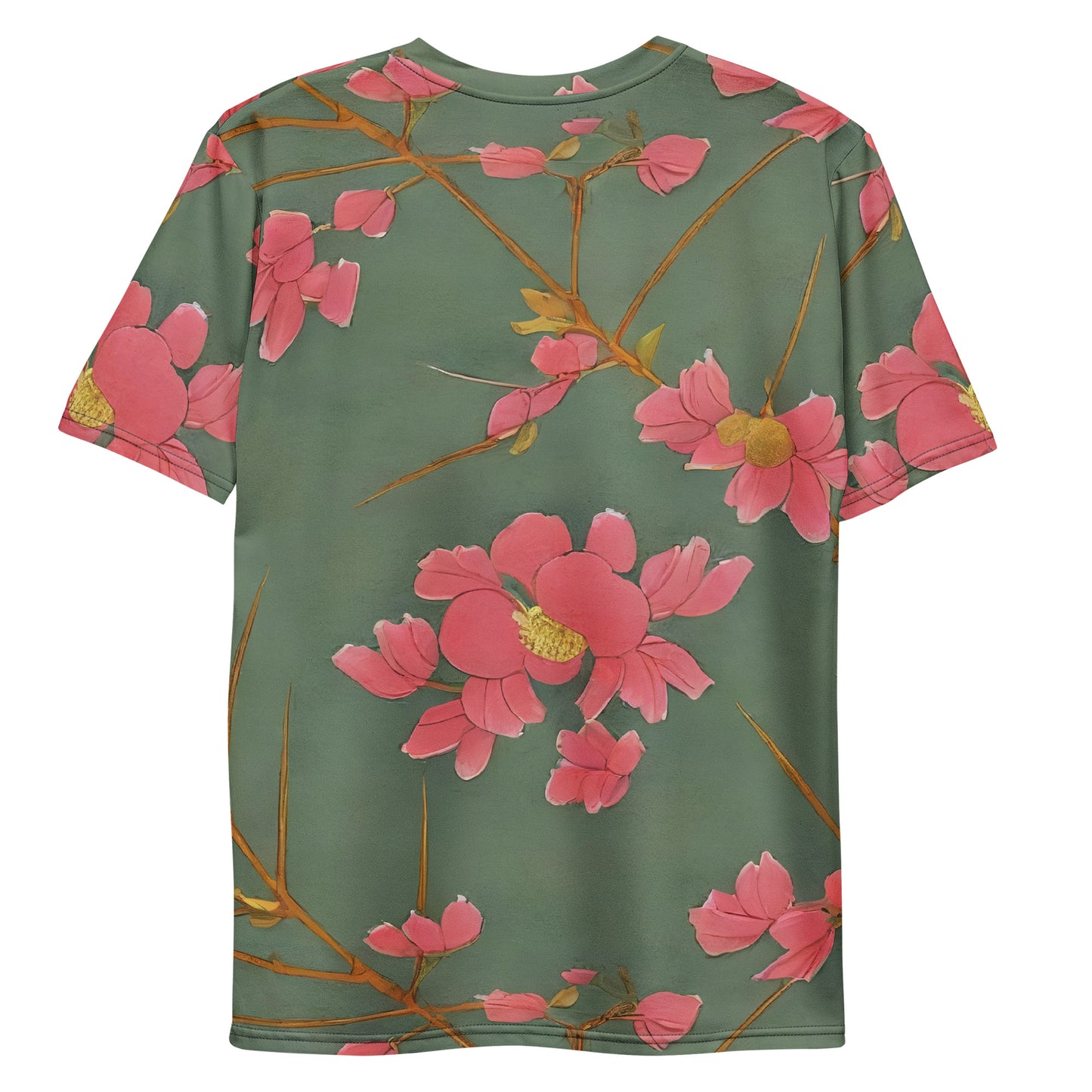 Men's Crew Neck T-Shirt - Petal Symphony