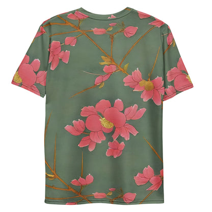 Men's Crew Neck T-Shirt - Petal Symphony